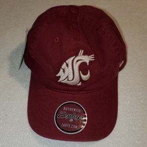 Washington State Cougars Crimson Clean Up Adjustable Hat NEW WITH TAGS